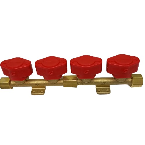 BLOQUE DE DISTRIBUCIÓN GLP 4 vías 8 mm salida 8 mm - Imagen 4